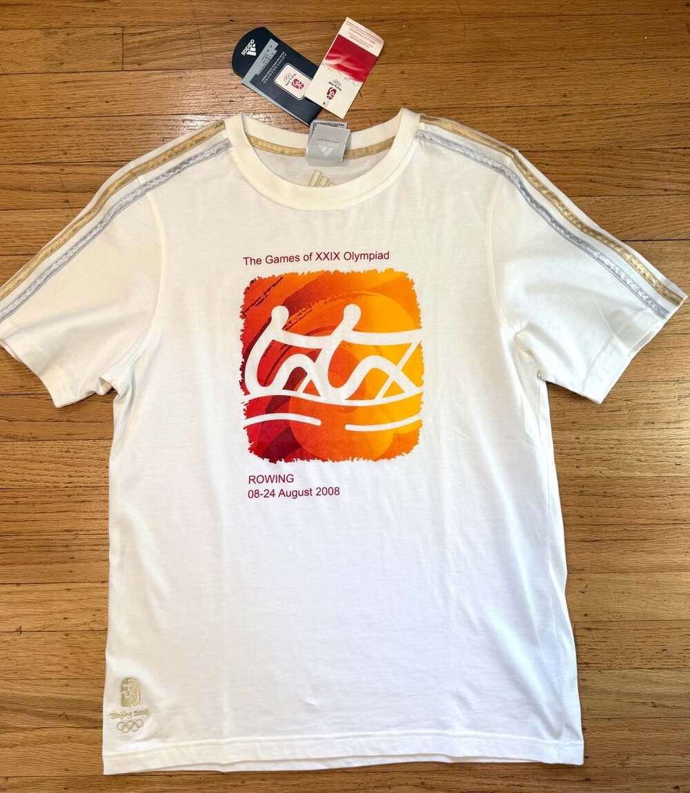 Adidas Beijing 2008 Olympics Rowing T-Shirt Men’s M NWT Official Licensed